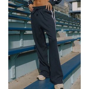 Daily Drills Thermal Resort Pants with Stripes